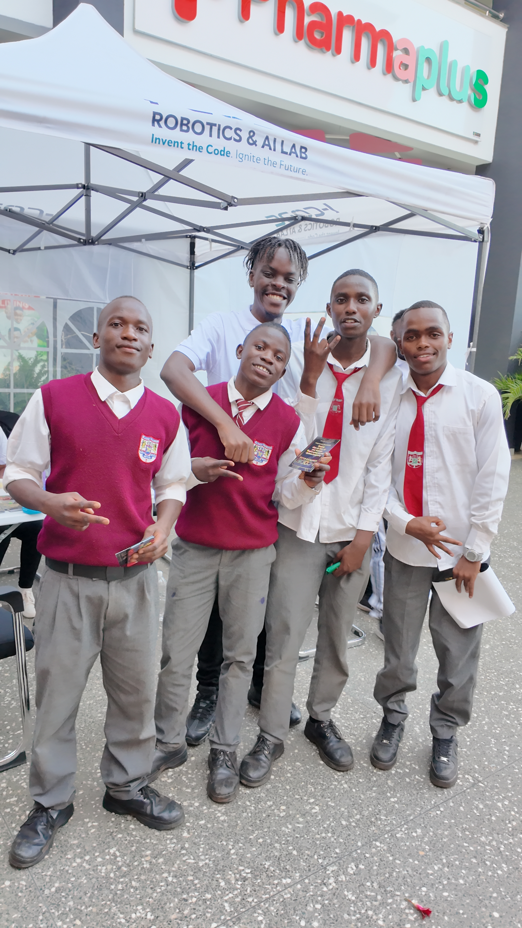 School students discover i-CODE at outdoor activation