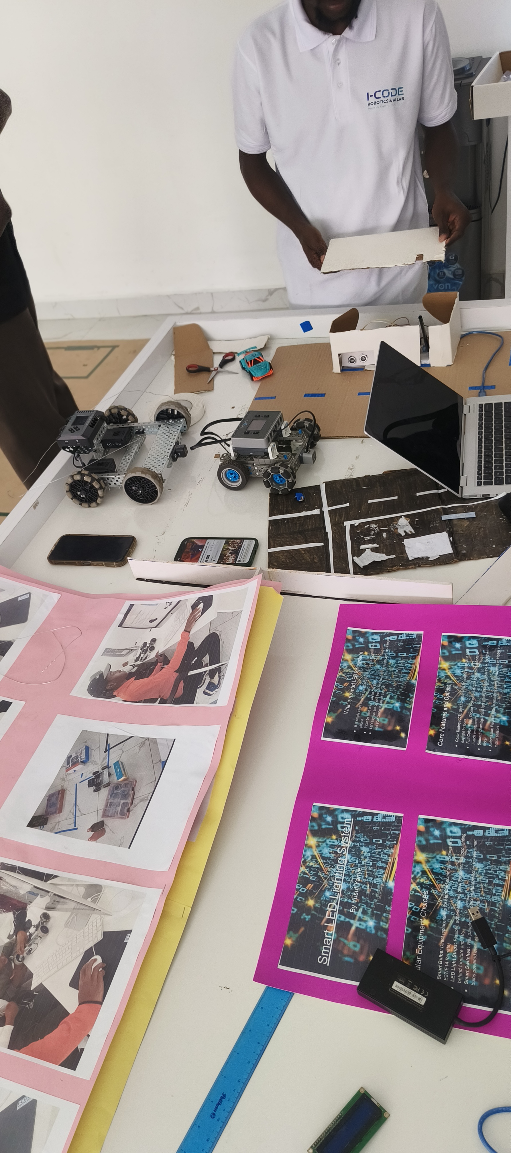 Multiple student projects displayed at Innovation Expo August 2026