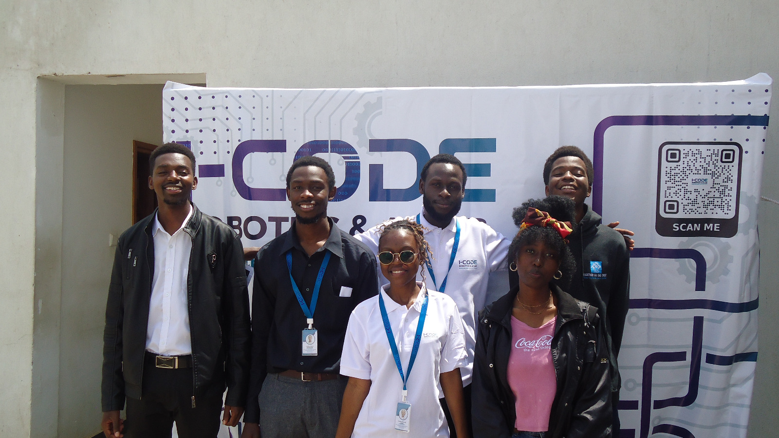 The i-CODE team at the Innovation Expo — August 2026