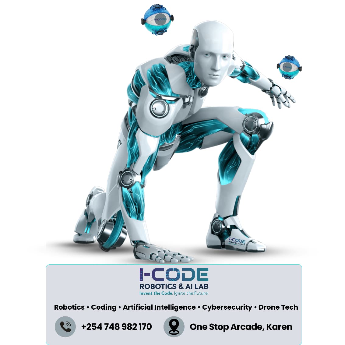 i-CODE Robotics & AI Lab — One Stop Arcade, Karen Nairobi